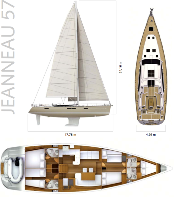 Jeanneau 57 (Verkocht) - Afbeelding 21