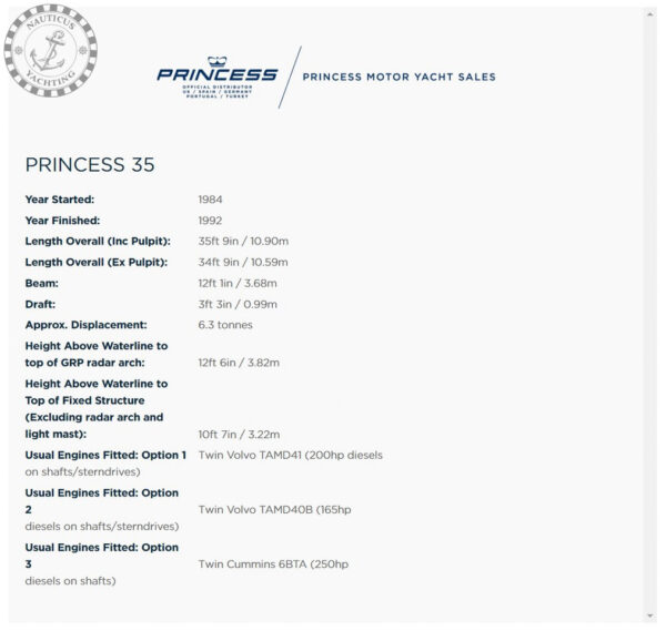 Princess 35 Flybridge - Afbeelding 47